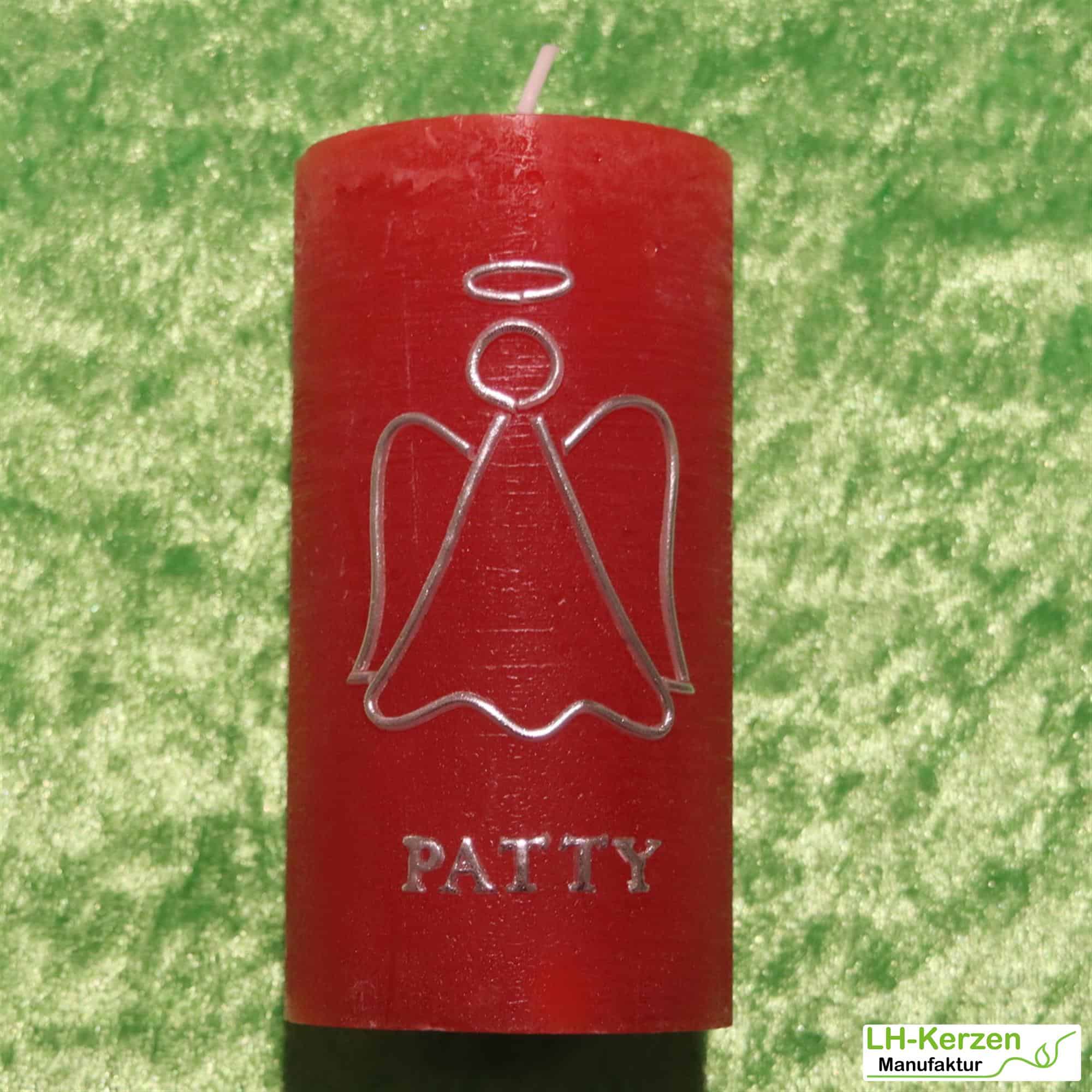 Kerzenbeschriftung Beschriftete Kerze